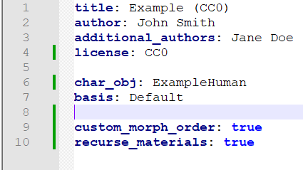 Image of Notepad++ showing changes to the config.yaml file.